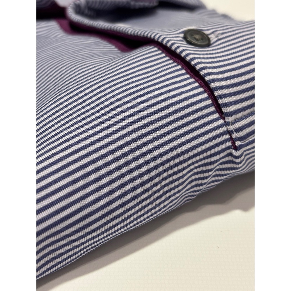 Greyson Mens XXL Golf Polo Shirt Bundle of 2 Purple Stripe Abstract Print 2pk‎ - Picture 15 of 16